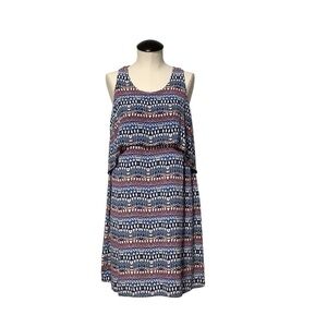 LIQUID NEW YORK for A PEA IN THE POD 100% Silk Layered‎ Maternity Dress - Size S